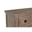 Pemberly Row Modern Solid Wood Engineered Wood Chest in Pewter