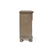 Pemberly Row Modern Solid Wood Engineered Wood Dresser in Pewter