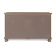 Pemberly Row Modern Solid Wood Engineered Wood Dresser in Pewter