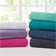 Pemberly Row Cotton Blend Jersey Knit All Season Sheet Set in Aqua Full