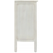 Pemberly Row Antiqued Carved Transitional Wood Chest with 2 Drawers in White