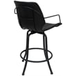 Pemberly Row Swivel Extra Tall Metal Bar Stool 34