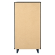 Pemberly Row Modern Tall & Narrow Engineered Wood Dresser in Blue