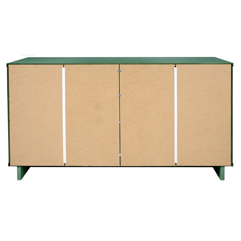Pemberly Row Modern Engineered Wood Double Dresser in Sage Green