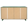 Pemberly Row Modern Engineered Wood Double Dresser in Sage Green