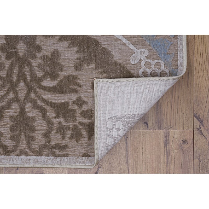 Pemberly Row Chenille Vintage Polyester Hi-Lo 6'6