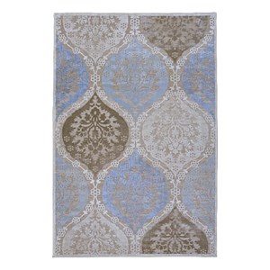 Pemberly Row Chenille Vintage Polyester Hi-Lo 6'6&quot X 9'3&quot Area Rug - Beige