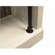 Pemberly Row 8' Tall Wood Bookcase Wall With Ladder Aged Office Bookcases White
