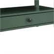 Pemberly Row Modern Vintage Green Wood 1-drawer Storage Nightstand