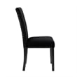 Pemberly Row 5-Pc Faux Marble/Wood Dining Set with 4 Chair-Black