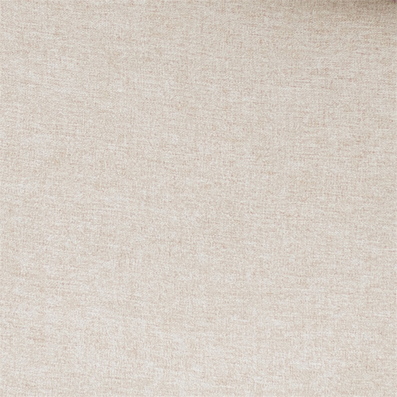 Pemberly Row Tufted Upholstered Fabric Accent Arm Chair in Cream