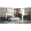 Pemberly Row Modern / Contemporary 3-Drawer Nightstand in Black