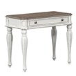Pemberly Row Modern / Contemporary Elegant Accent Desk in White