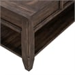 Pemberly Row Modern / Contemporary Lift Top Cocktail Table in Brown