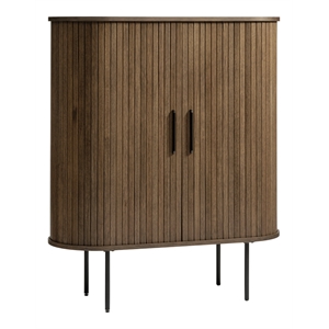 Pemberly Row Modern / Contemporary 39&quot Cabinet in Smoked Oak