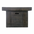 Pemberly Row Smokeless Propane Gas Fire Pit - Fireplace for Outdoor - Espresso