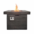 Pemberly Row Smokeless Propane Gas Fire Pit - Fireplace for Outdoor - Espresso
