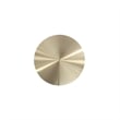 Pemberly Row Contemporary End Table with Steel Frame 1.0 in Cream