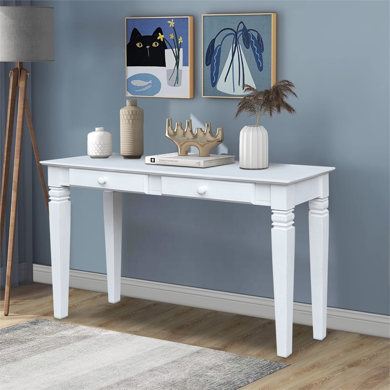 Pemberly Row Modern / Contemporary Wood Console Table with 2 Drawers