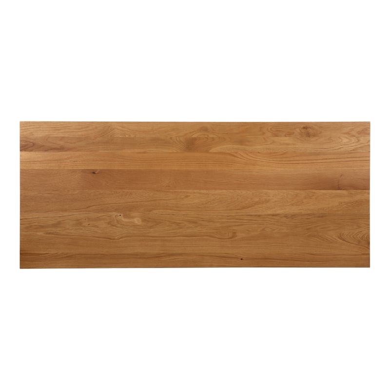 Pemberly Row Modern / Contemporary Wood Desk in Natural Finish