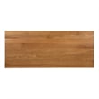 Pemberly Row Modern / Contemporary Wood Desk in Natural Finish