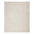 Pemberly Row Contemporary 9' x 12' Ivory Gold Fabric Area Rug