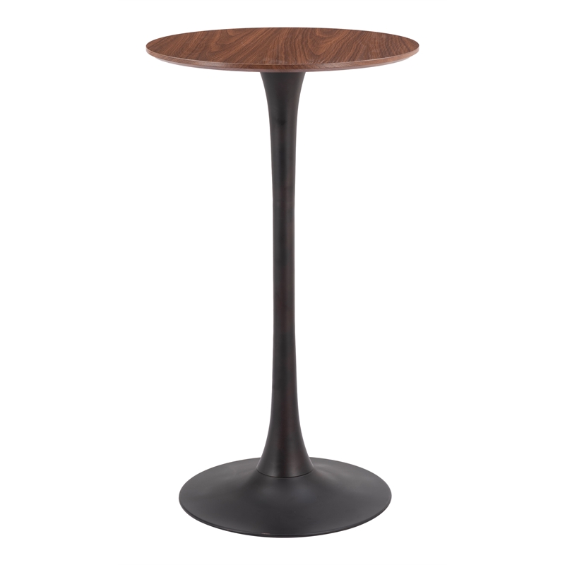 Pemberly Row Modern / Contemporary Bar Table in Brown Finish