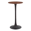 Pemberly Row Modern / Contemporary Bar Table in Brown Finish