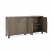 Pemberly Row Modern / Contemporary Mango Wood Sideboard Buffet Brown