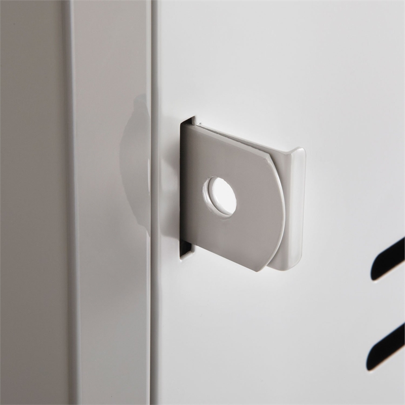 Pemberly Row Modern / Contemporary Box Locker in Gray Finish