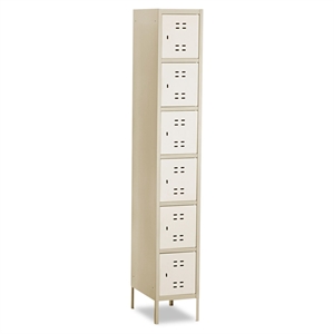 Pemberly Row Modern / Contemporary Metal Box Locker in TanFinish