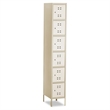 Pemberly Row Modern / Contemporary Metal Box Locker in TanFinish