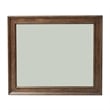 Pemberly Row Modern / Contemporary Wood Cherry Dresser & Mirror