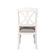 Pemberly Row Modern / Contemporary White 5 Piece Pedestal Table Set