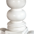 Pemberly Row Modern / Contemporary White 5 Piece Pedestal Table Set