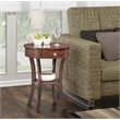 Pemberly Row One-Drawer End Table with Shelf in Espresso Wood Finish