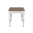 Pemberly Row Modern / Contemporary Elegant White Writing Desk