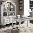 Pemberly Row Modern / Contemporary Elegant White Writing Desk