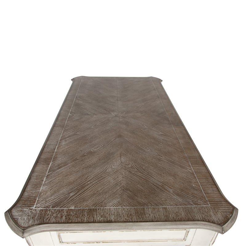 Pemberly Row Modern / Contemporary Elegant White Writing Desk