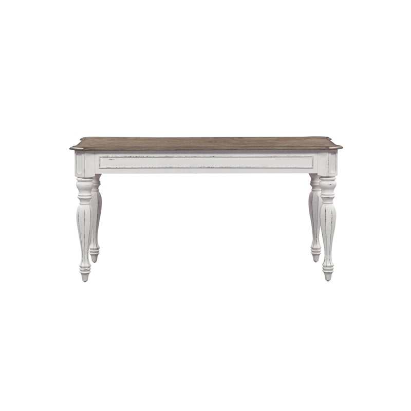 Pemberly Row Modern / Contemporary Elegant White Writing Desk