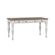 Pemberly Row Modern / Contemporary Elegant White Writing Desk