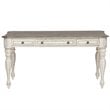 Pemberly Row Modern / Contemporary Elegant White Writing Desk