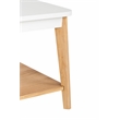 Pemberly Row Modern Universal Coffee Table Modern Oak and White