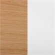 Pemberly Row Modern Universal Coffee Table Modern Oak and White