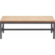 Pemberly Row Modern / Contemporary Wood Coffee Table in Natural Finish