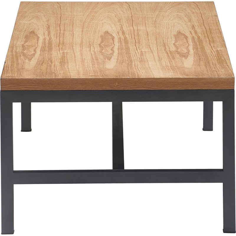 Pemberly Row Modern / Contemporary Wood Coffee Table in Natural Finish