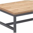Pemberly Row Modern / Contemporary Wood Coffee Table in Natural Finish