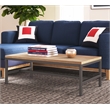 Pemberly Row Modern / Contemporary Wood Coffee Table in Natural Finish