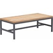 Pemberly Row Modern / Contemporary Wood Coffee Table in Natural Finish