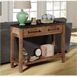 Pemberly Row Modern / Contemporary Wood Console Table in Brown